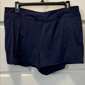Lands End Women's Navy Blue Swim Shorts